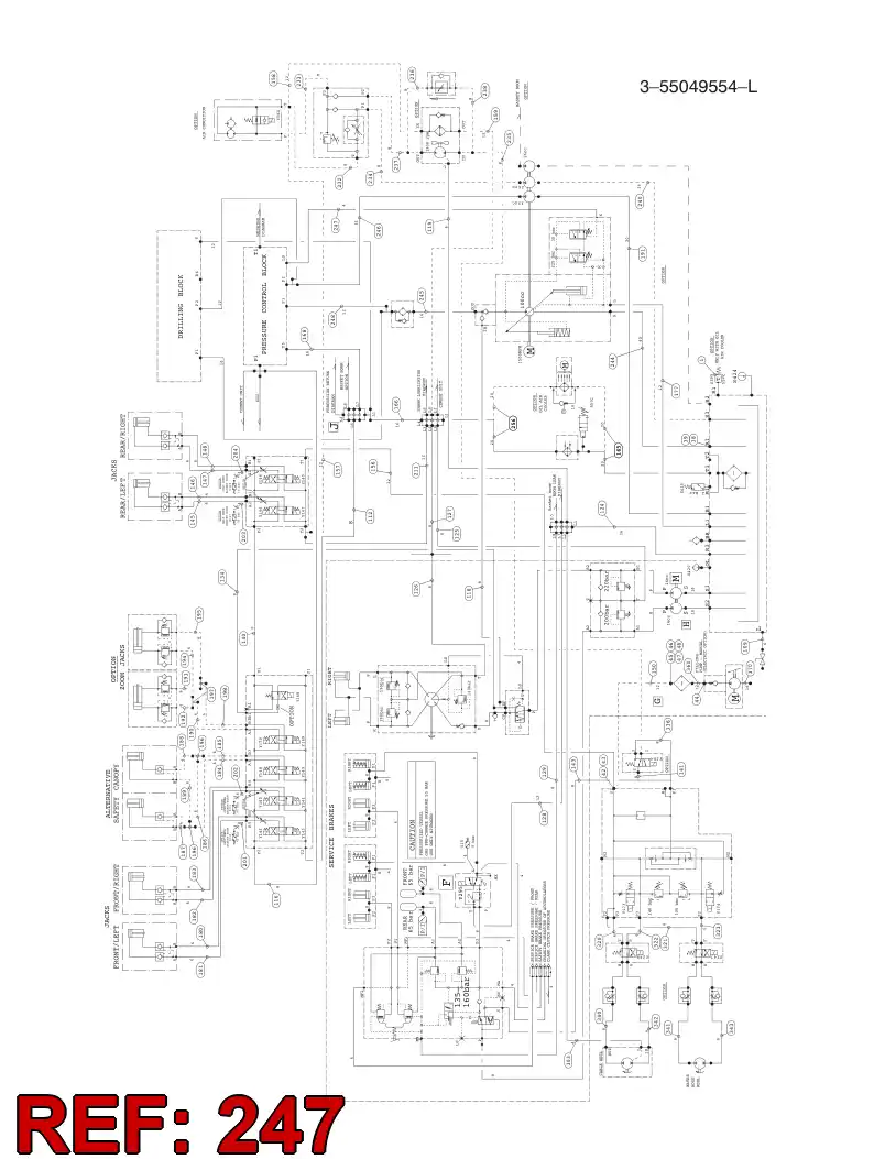 59201662 592 016 62 HYDRAULIC HOSE ASSEMBLY - Sandvik Technical Drawing