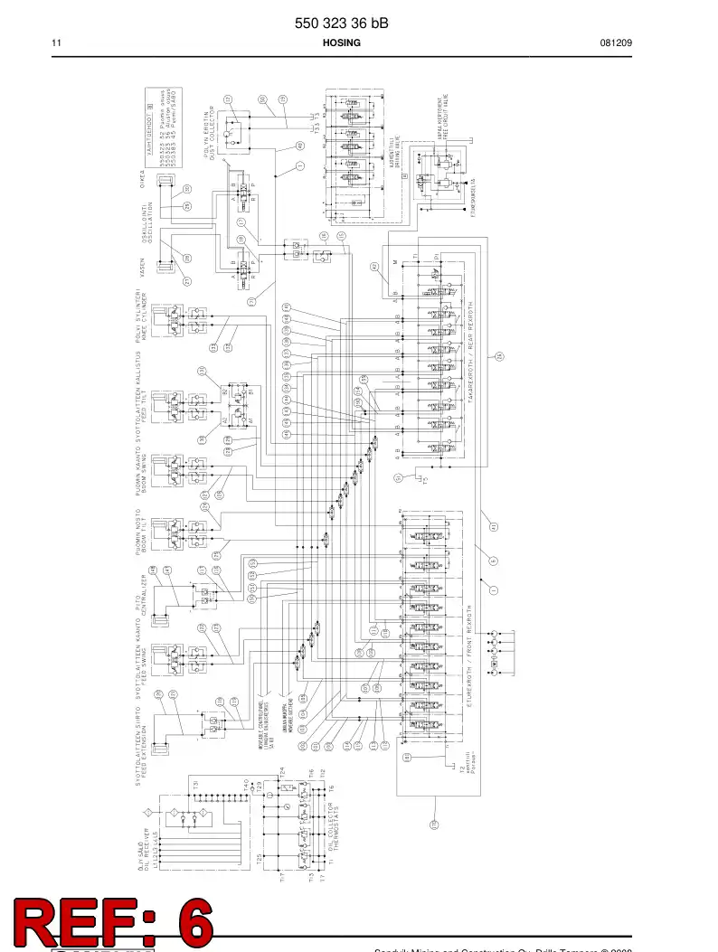 59202011a 592 020 11a HOSE ASSY - Sandvik Technical Drawing