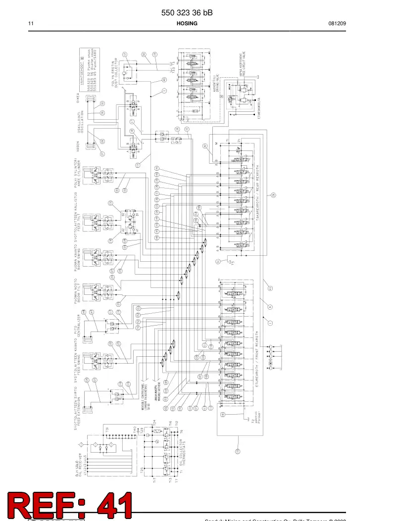 59202015a 592 020 15a HOSE ASSY - Sandvik Technical Drawing