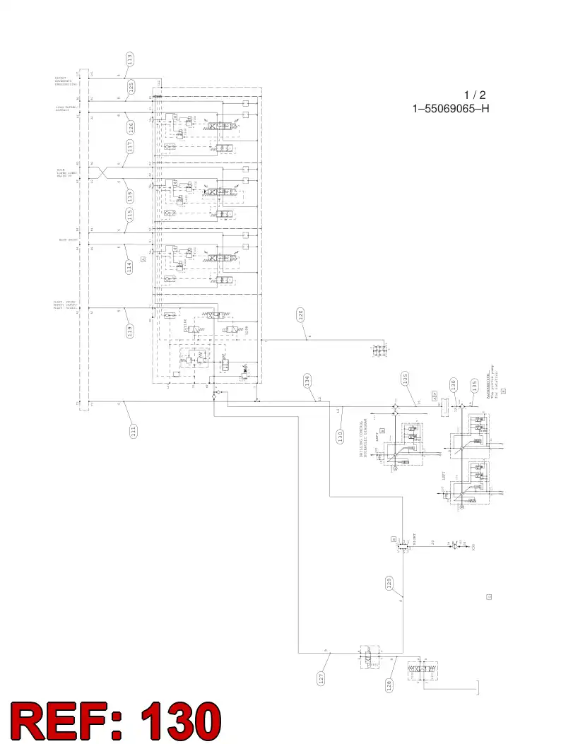 59202050 592 020 50 HYDRAULIC HOSE ASSEMBLY - Sandvik Technical Drawing