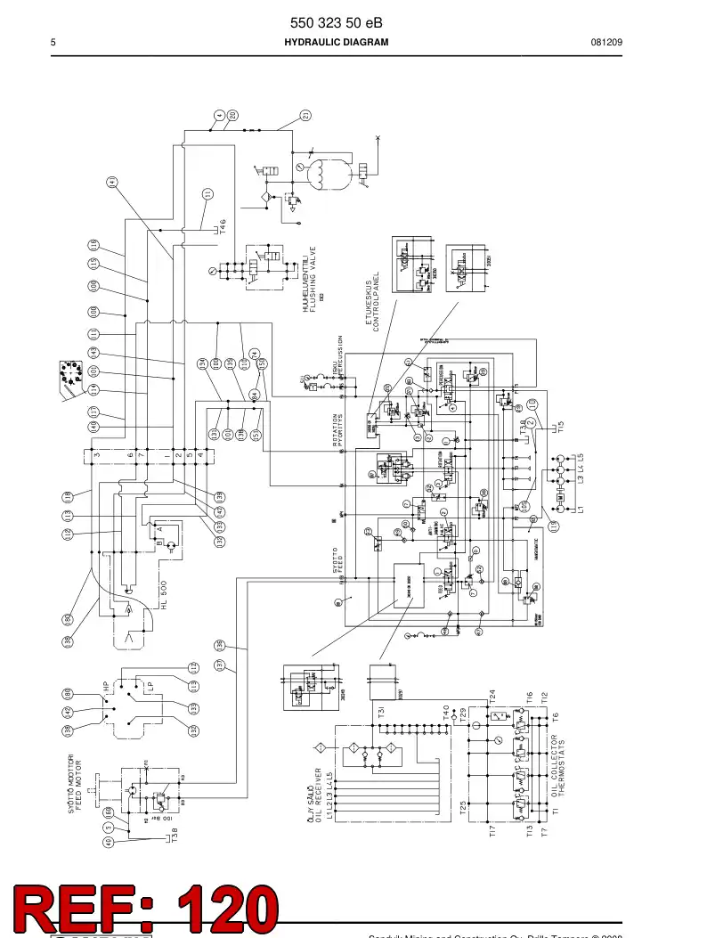 59202091a 592 020 91a HOSE ASSY - Sandvik Technical Drawing