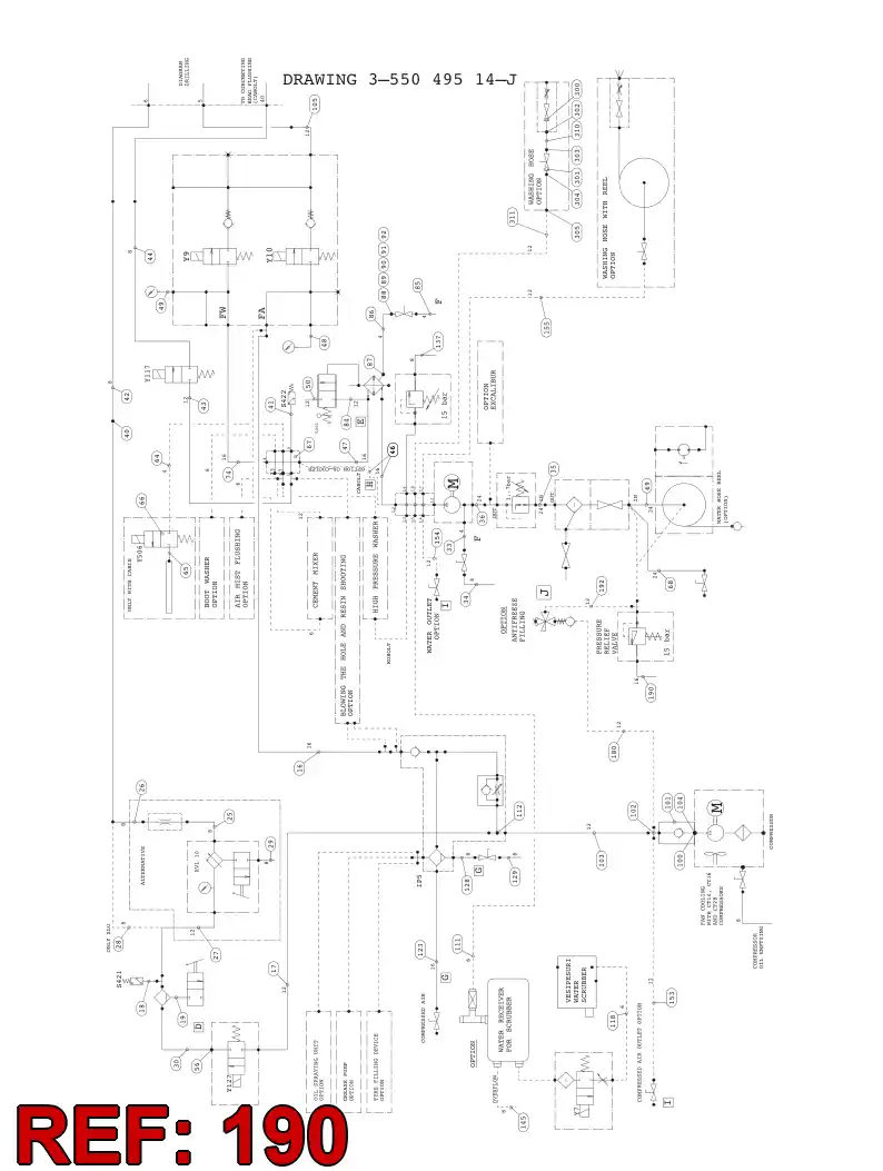 59202140 592 021 40 HOSE ASSEMBLY - Sandvik Technical Drawing