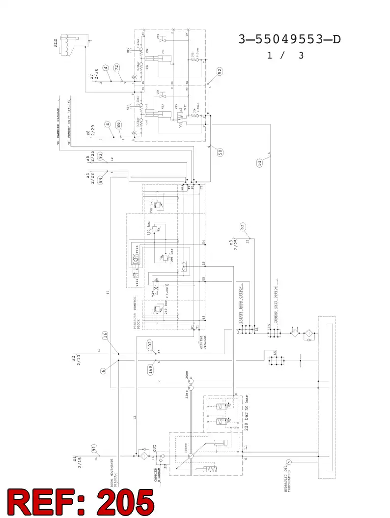 59202344 592 023 44 HYDRAULIC HOSE ASSEMBLY - Sandvik Technical Drawing