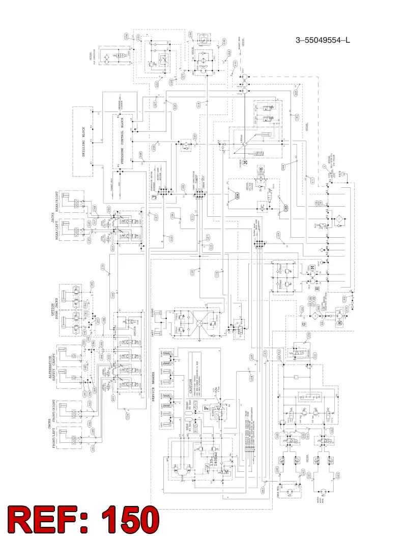 59202440 592 024 40 HYDRAULIC HOSE ASSEMBLY - Sandvik Technical Drawing