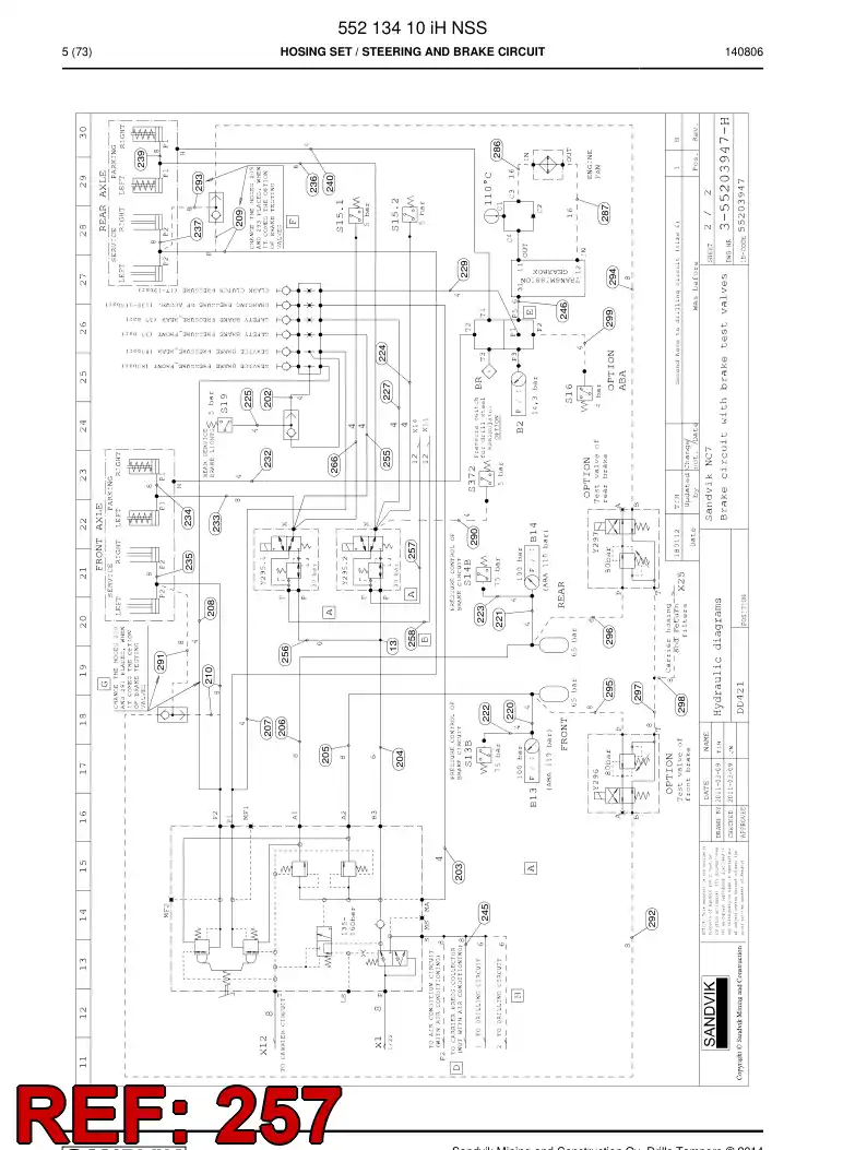 592 024 79a HOSE ASSY - drawing