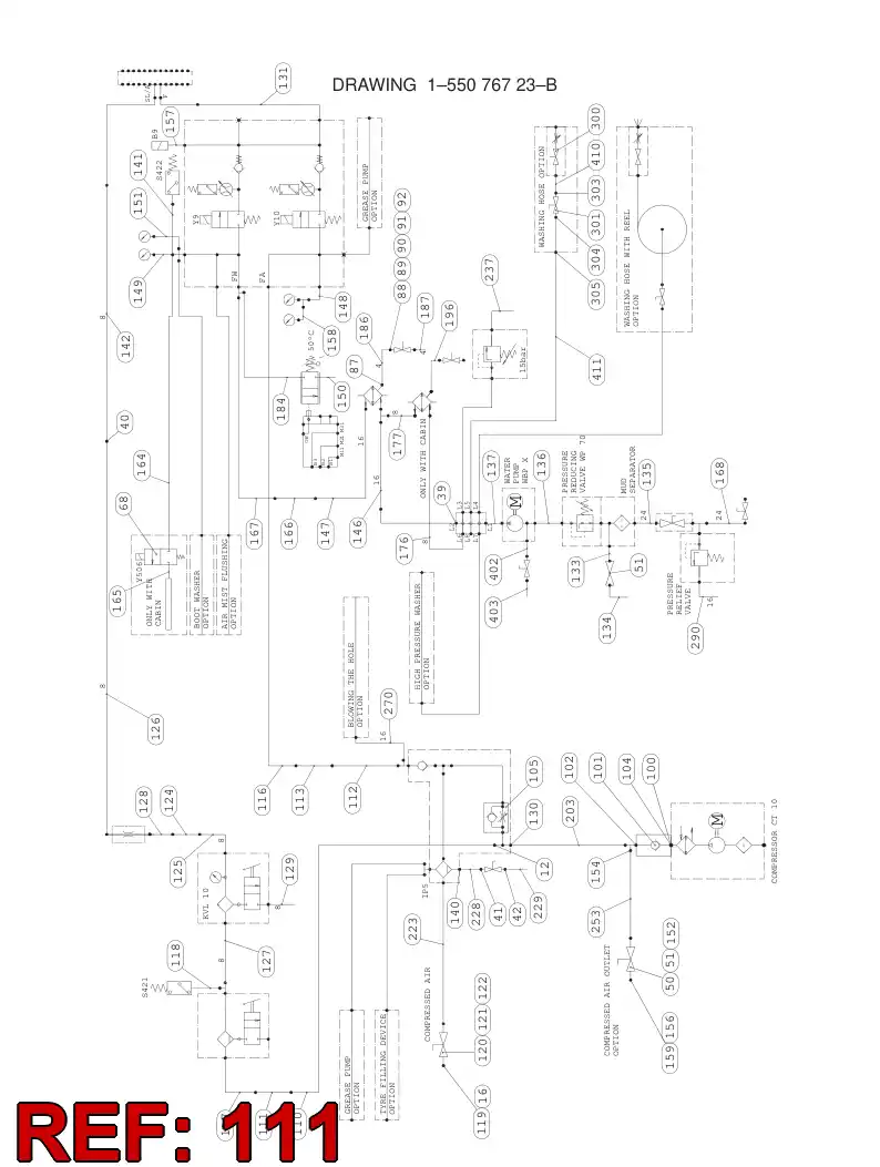 59202572 592 025 72 HYDRAULIC HOSE ASSEMBLY - Sandvik Technical Drawing