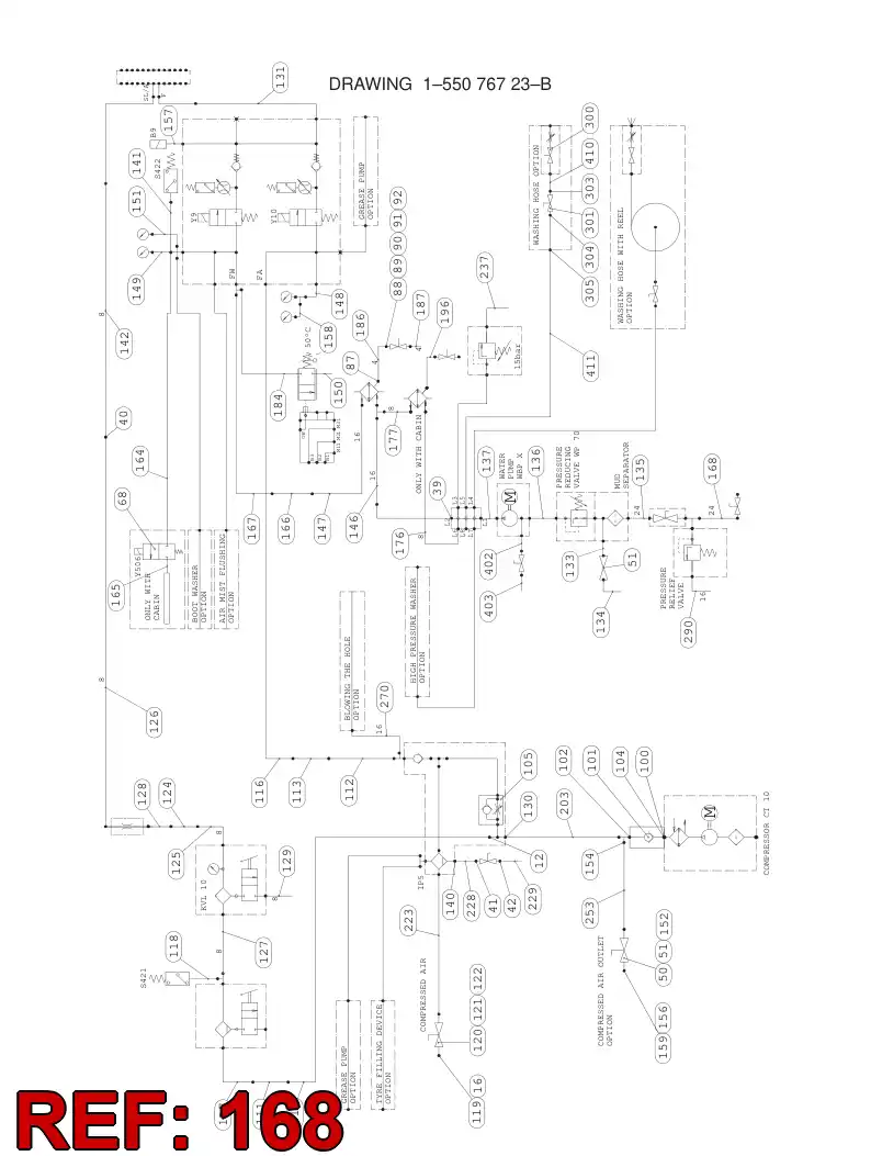 59202594 592 025 94 HOSE ASSY - Sandvik Technical Drawing