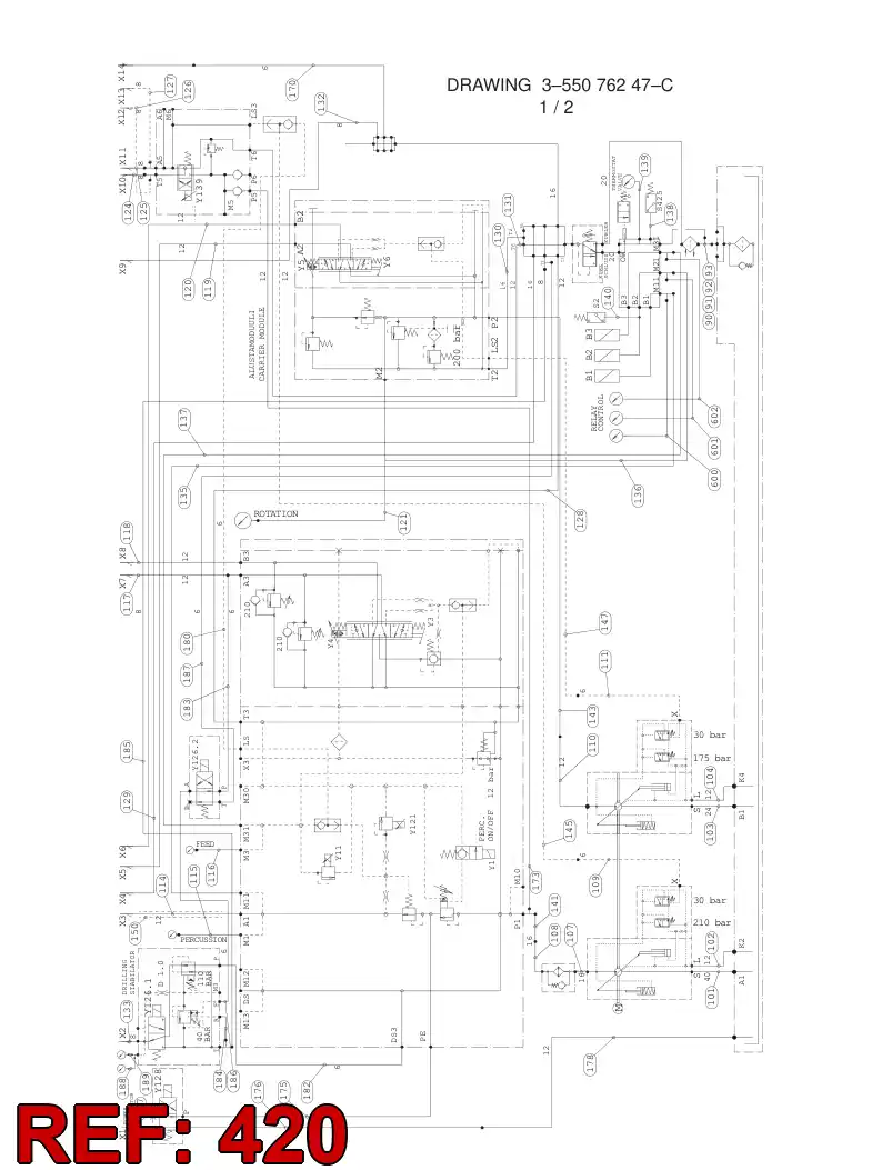 59202676 592 026 76 HOSE ASSY - Sandvik Technical Drawing