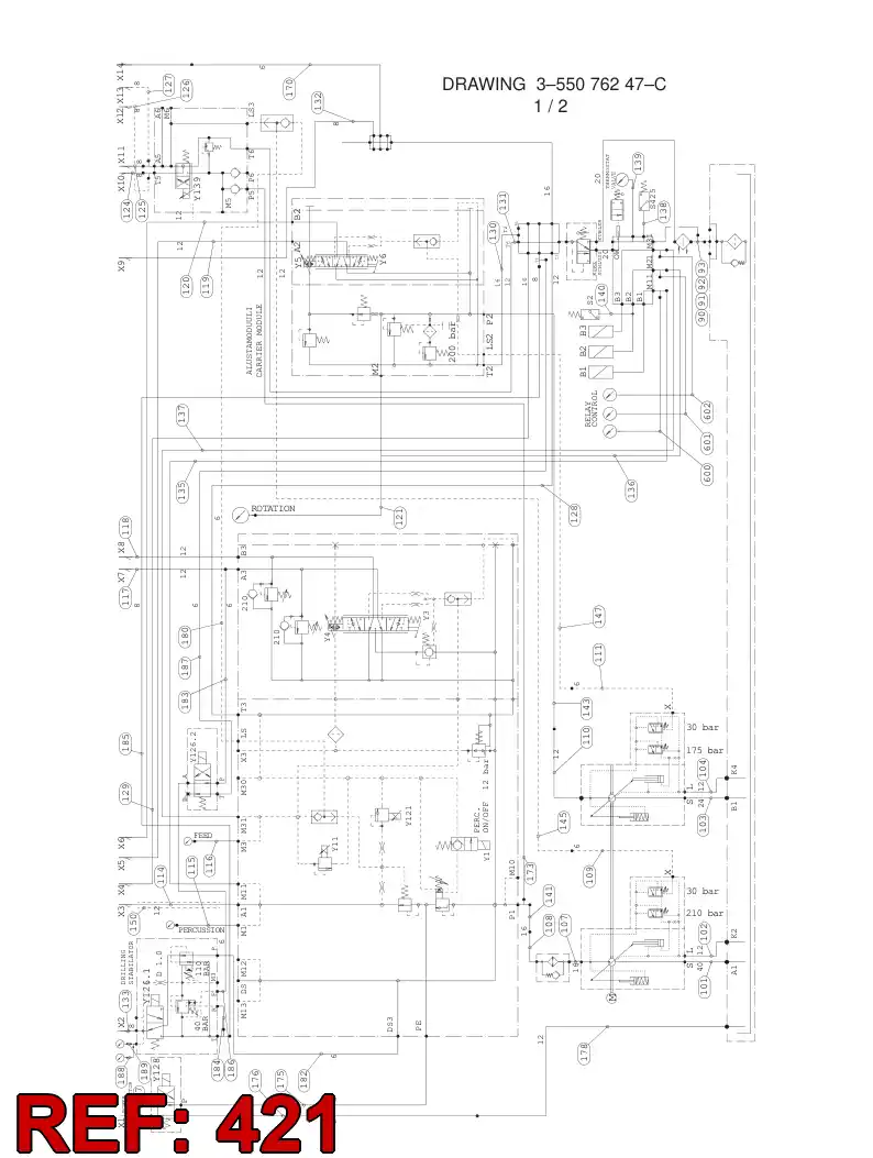 59202678 592 026 78 HOSE ASSY - Sandvik Technical Drawing