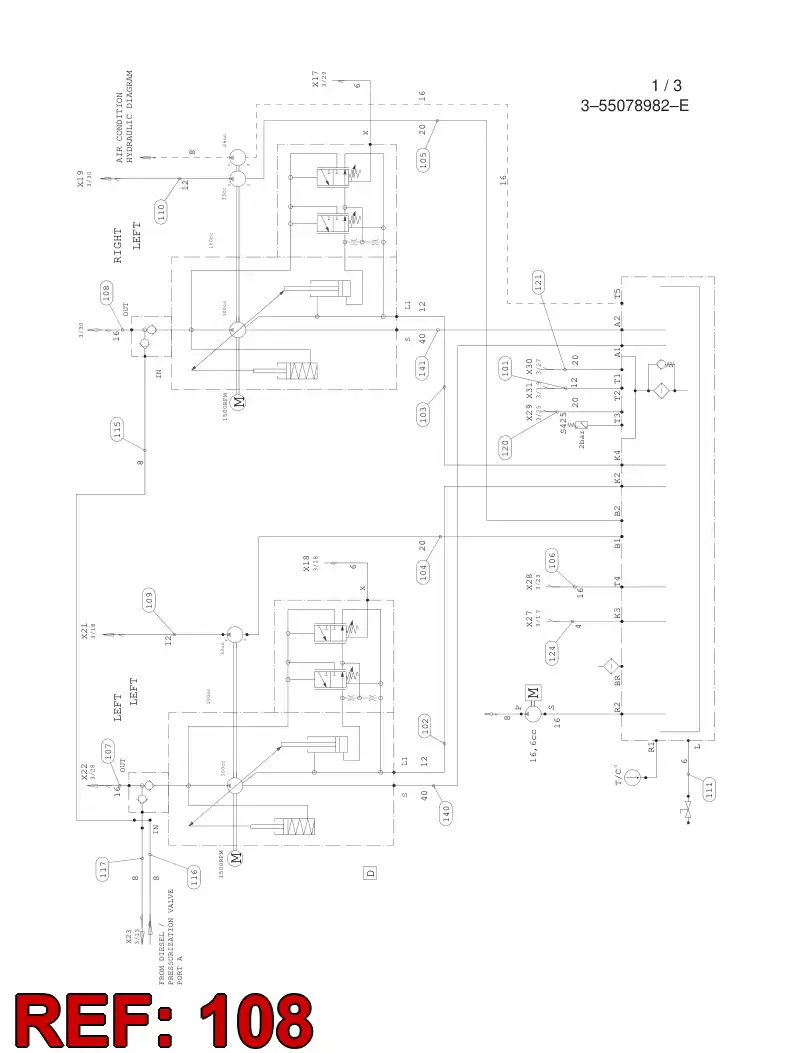59202808 592 028 08 HYDRAULIC HOSE ASSEMBLY - Sandvik Technical Drawing