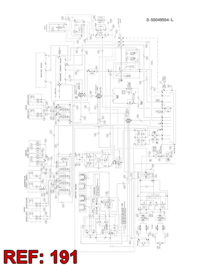 59202852 592 028 52 HYDRAULIC HOSE ASSEMBLY - Sandvik Technical Drawing