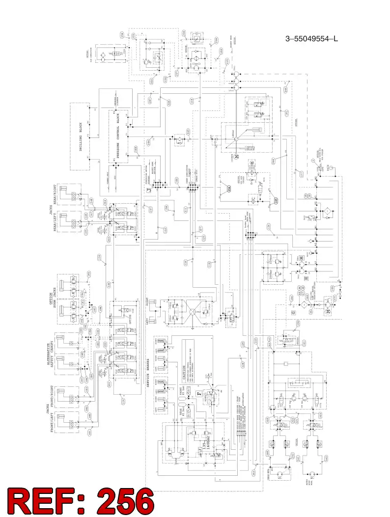 59202854 592 028 54 HYDRAULIC HOSE ASSEMBLY - Sandvik Technical Drawing