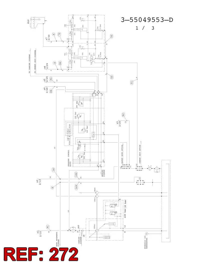59202978 592 029 78 HYDRAULIC HOSE ASSEMBLY - Sandvik Technical Drawing