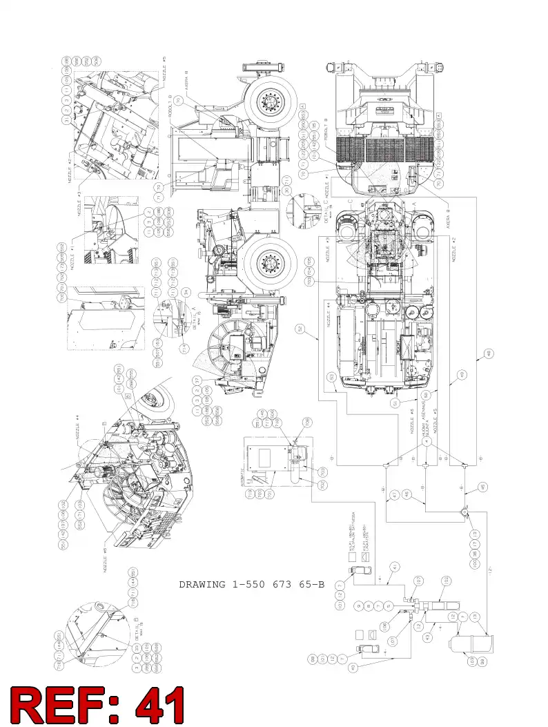 59203002 592 030 02 HYDRAULIC HOSE ASSEMBLY - Sandvik Technical Drawing