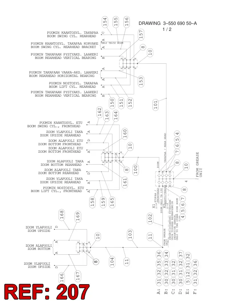 59203066 592 030 66 HOSE ASSEMBLY - Sandvik Technical Drawing
