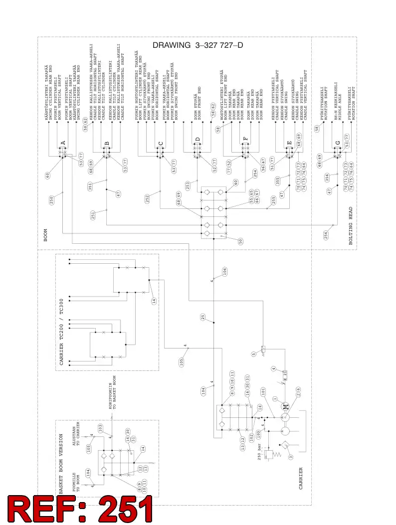 59203076 592 030 76 HOSE ASSEMBLY - Sandvik Technical Drawing