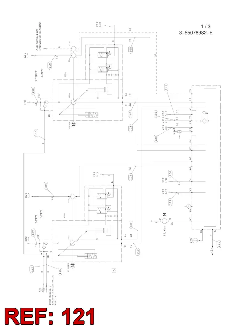 59203130 592 031 30 HYDRAULIC HOSE ASSEMBLY - Sandvik Technical Drawing
