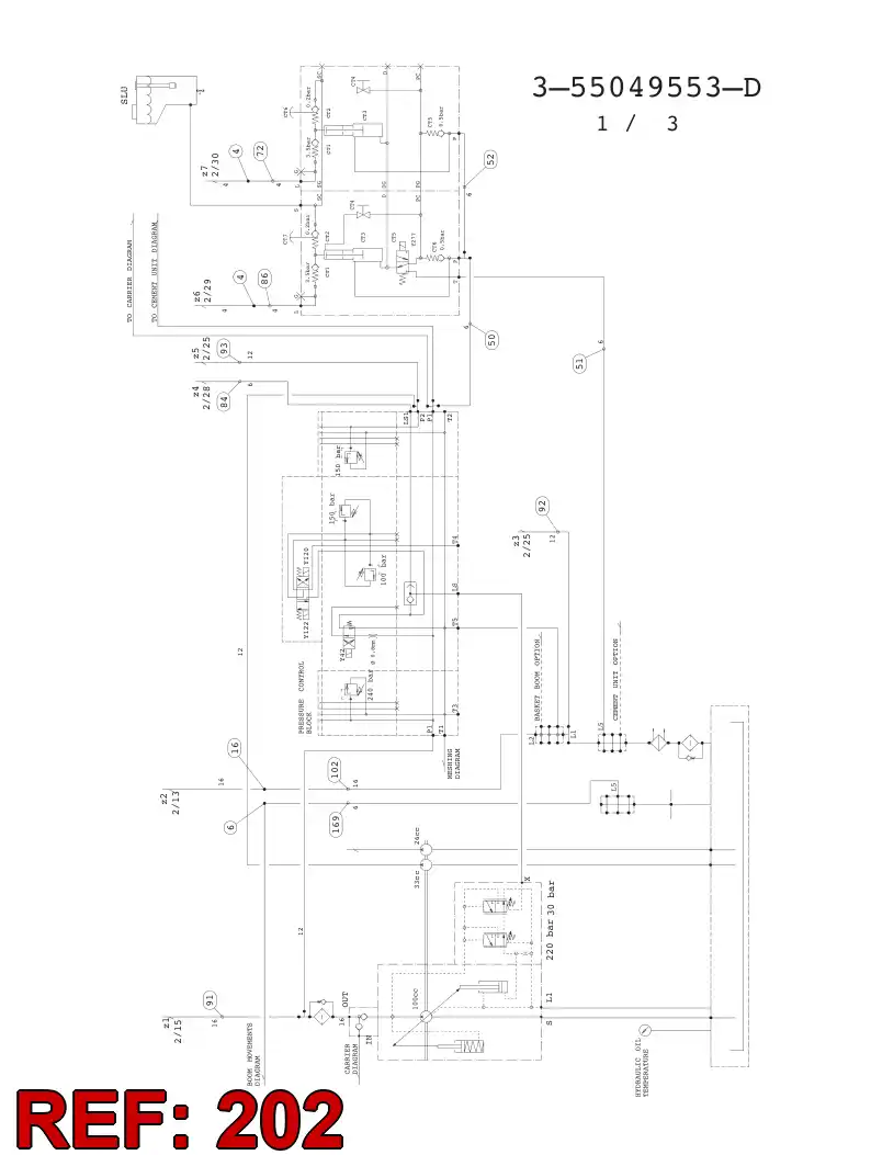 59203140 592 031 40 HYDRAULIC HOSE ASSEMBLY - Sandvik Technical Drawing
