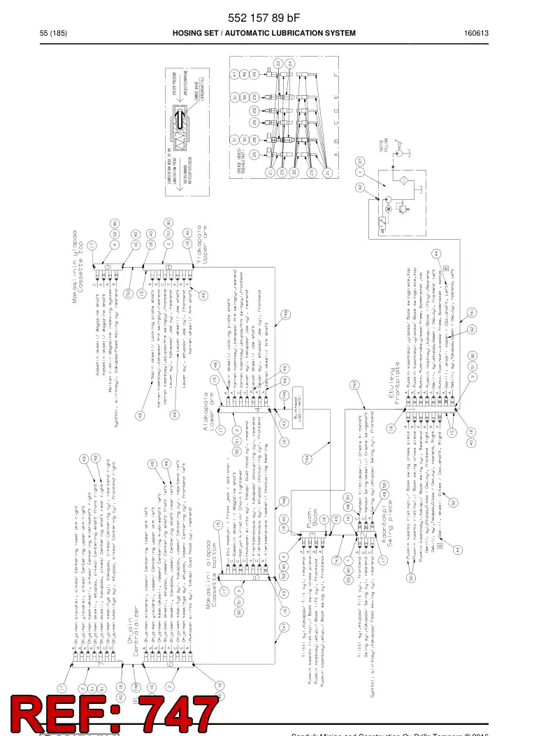 59203147 592 031 47 Hose Assembly, Hydraulic - Sandvik Technical Drawing