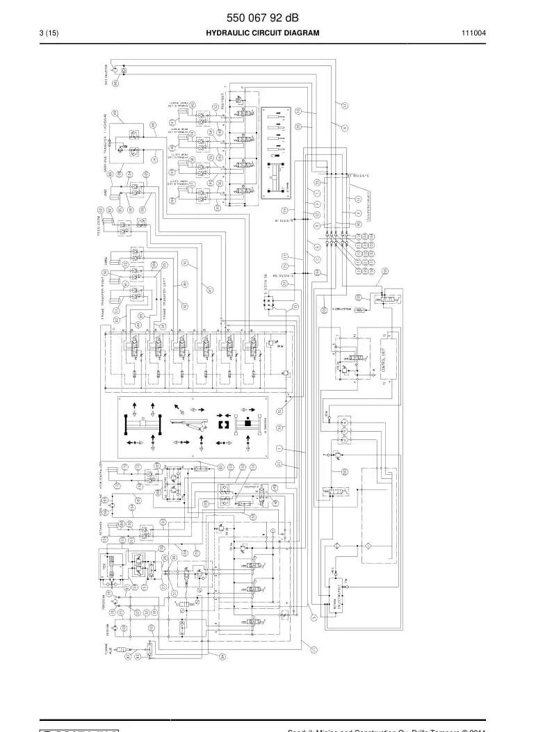 59203151 592 031 51 HYDRAULIC HOSE ASSEMBLY - Sandvik Technical Drawing