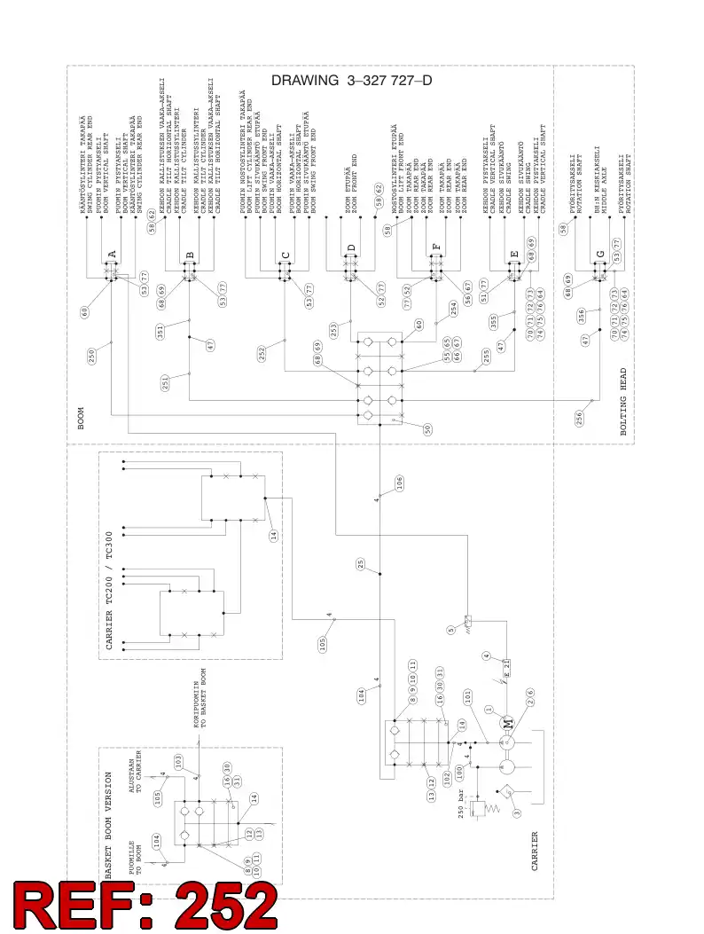 59203330 592 033 30 HOSE ASSEMBLY - Sandvik Technical Drawing