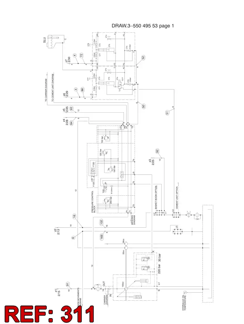 59203412 592 034 12 HYDRAULIC HOSE ASSEMBLY - Sandvik Technical Drawing