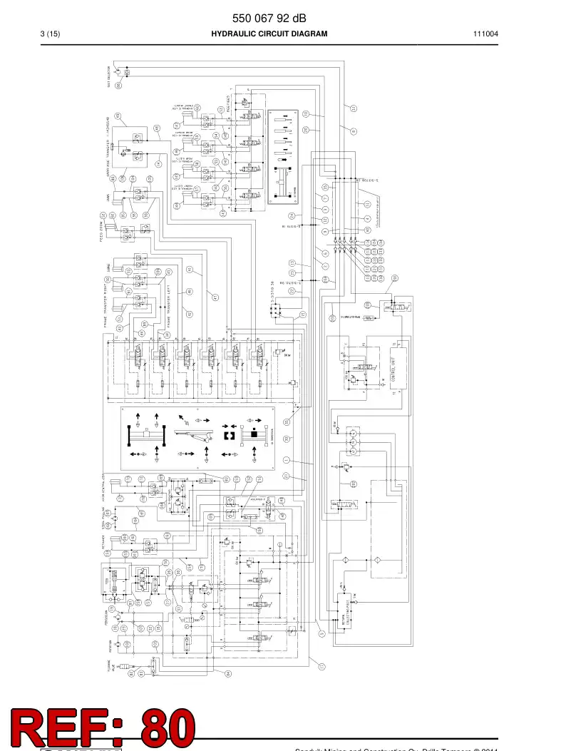 59203499a 592 034 99a HOSE ASSY - Sandvik Technical Drawing