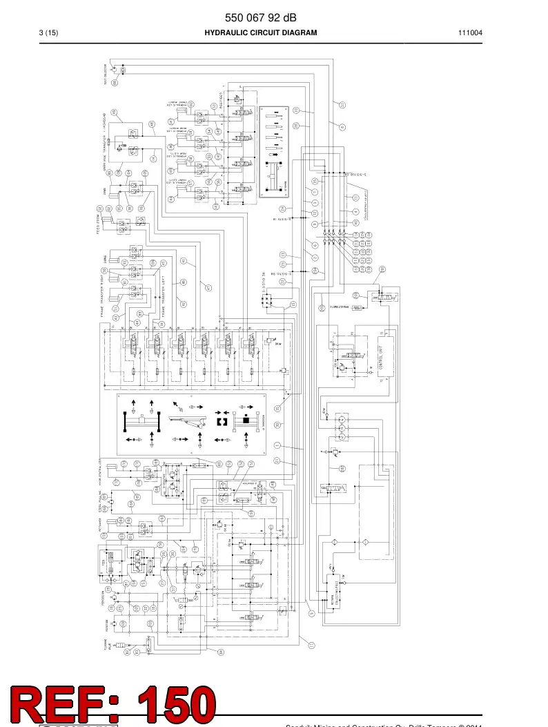59203505a 592 035 05a HOSE ASSY - Sandvik Technical Drawing