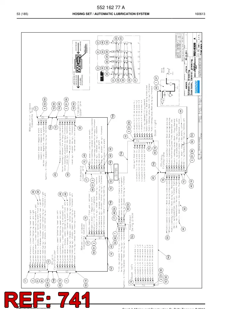 592 036 39 Hose Assembly, Hydraulic - drawing