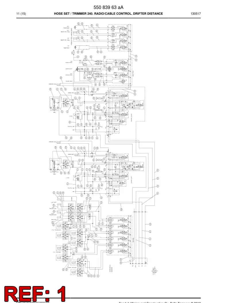59203649 592 036 49 HOSE ASSY - Sandvik Technical Drawing