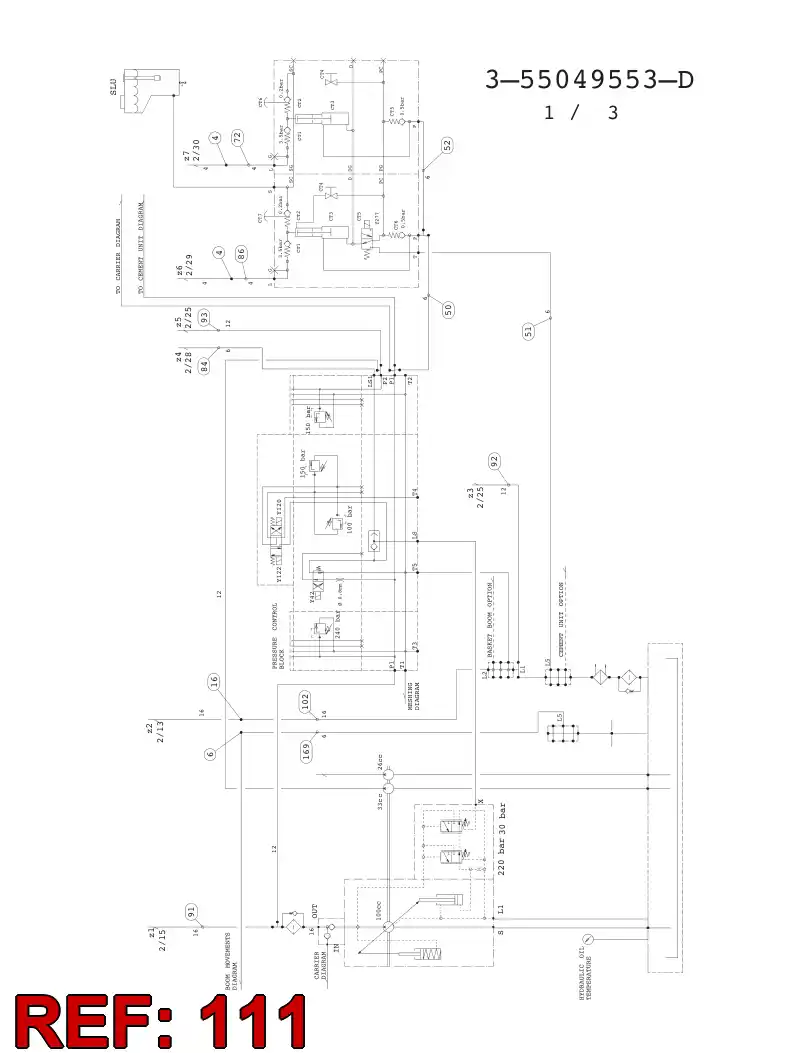 59203852 592 038 52 HYDRAULIC HOSE ASSEMBLY - Sandvik Technical Drawing
