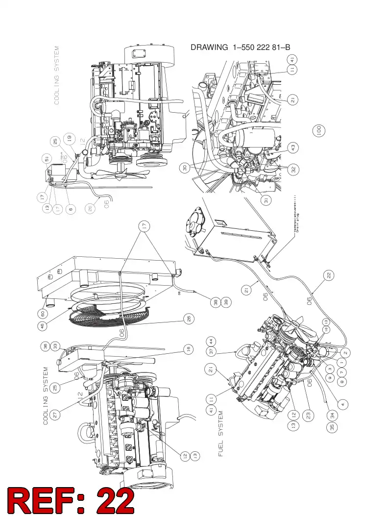 59203934 592 039 34 FUEL HOSE ASSEMBLY - Sandvik Technical Drawing