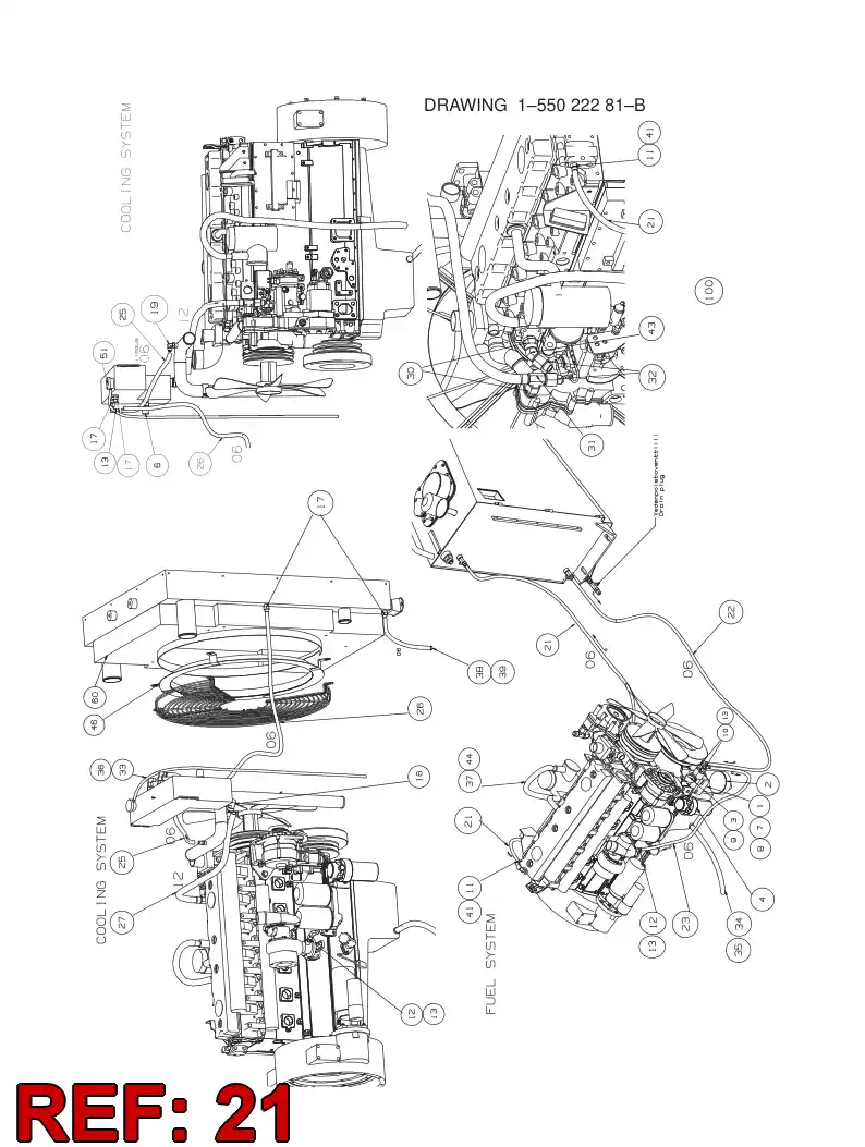 59203936 592 039 36 FUEL HOSE ASSEMBLY - Sandvik Technical Drawing
