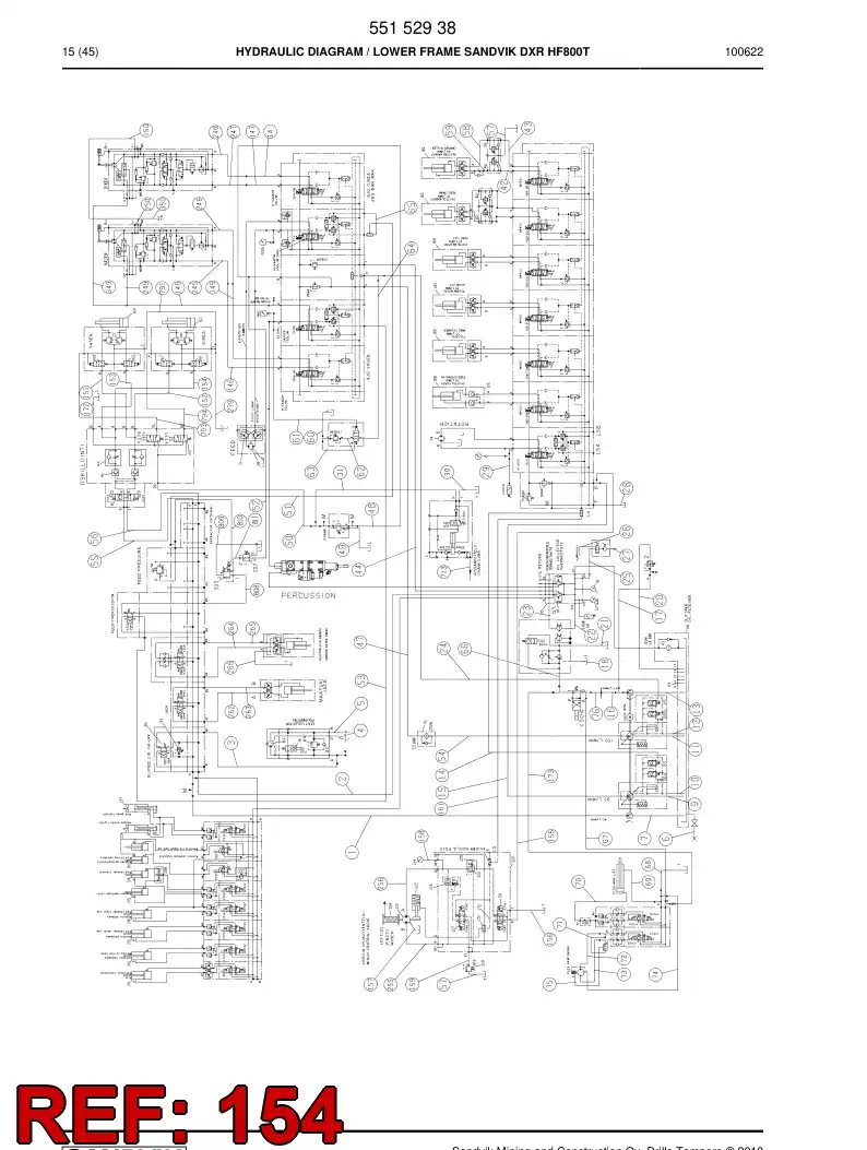 59203967 592 039 67 HYDR.HOSE ASSEMBLY - Sandvik Technical Drawing