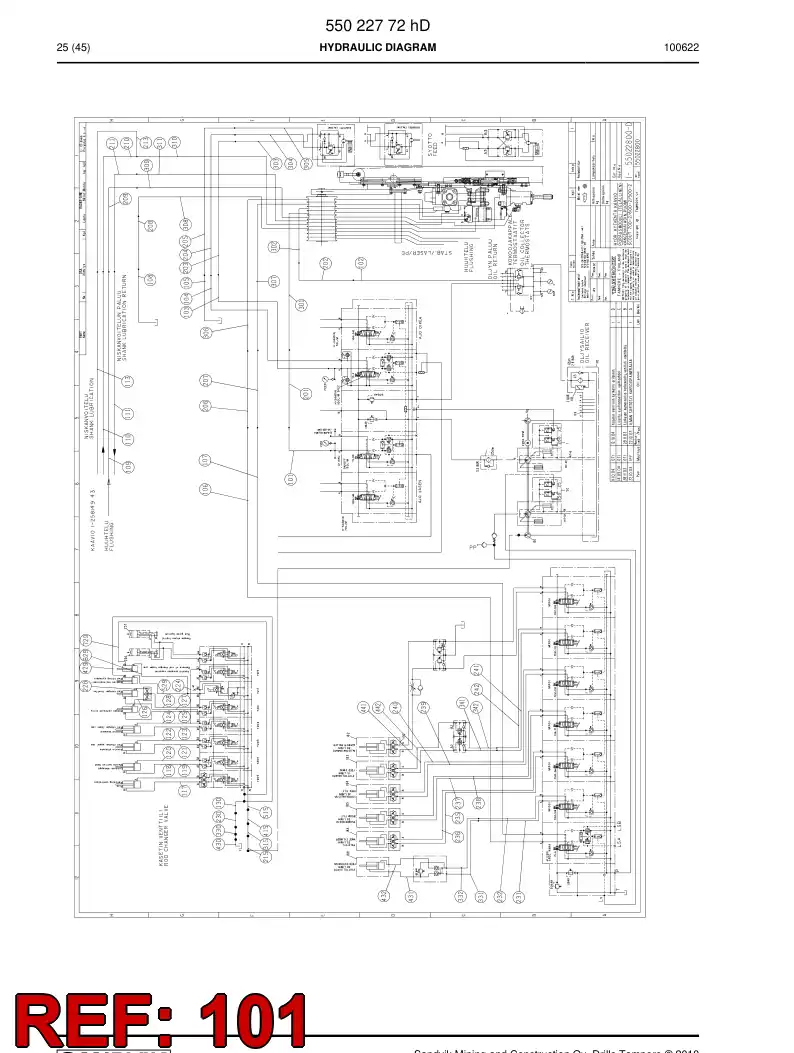 59204003 592 040 03 Hydraulic hose assembly - Sandvik Technical Drawing