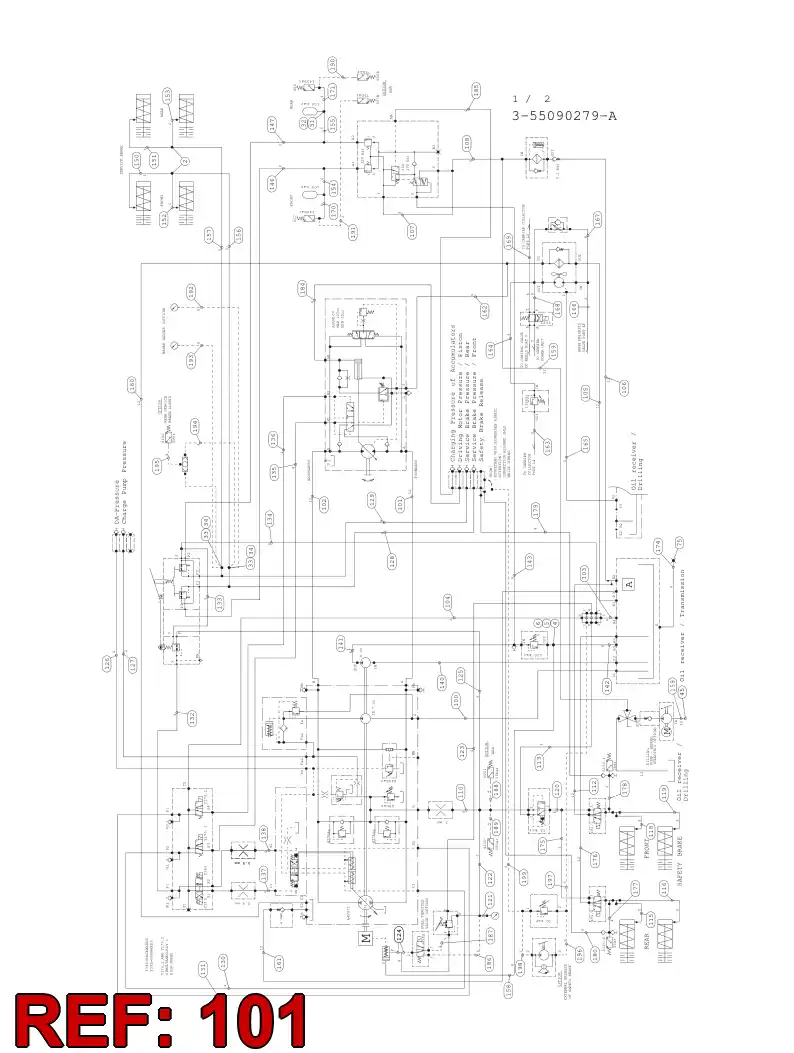 59204036 592 040 36 HYDRAULIC HOSE ASSEMBLY - Sandvik Technical Drawing