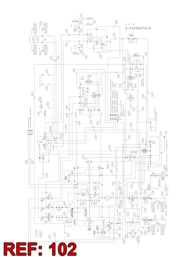 59204038 592 040 38 HYDRAULIC HOSE ASSEMBLY - Sandvik Technical Drawing