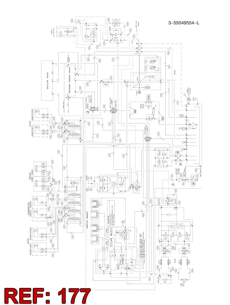 59204172 592 041 72 HYDRAULIC HOSE ASSEMBLY - Sandvik Technical Drawing