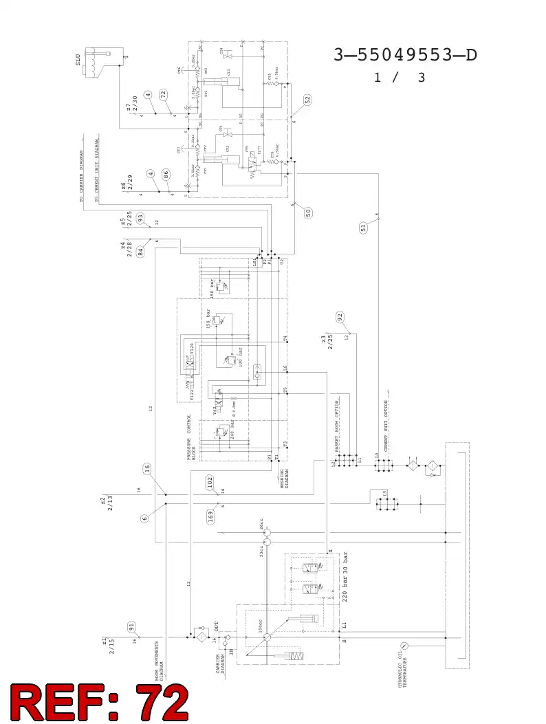 59204174 592 041 74 HYDRAULIC HOSE ASSEMBLY - Sandvik Technical Drawing