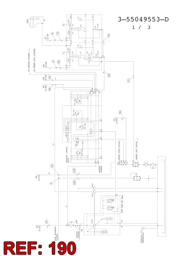 59204180 592 041 80 HYDRAULIC HOSE ASSEMBLY - Sandvik Technical Drawing