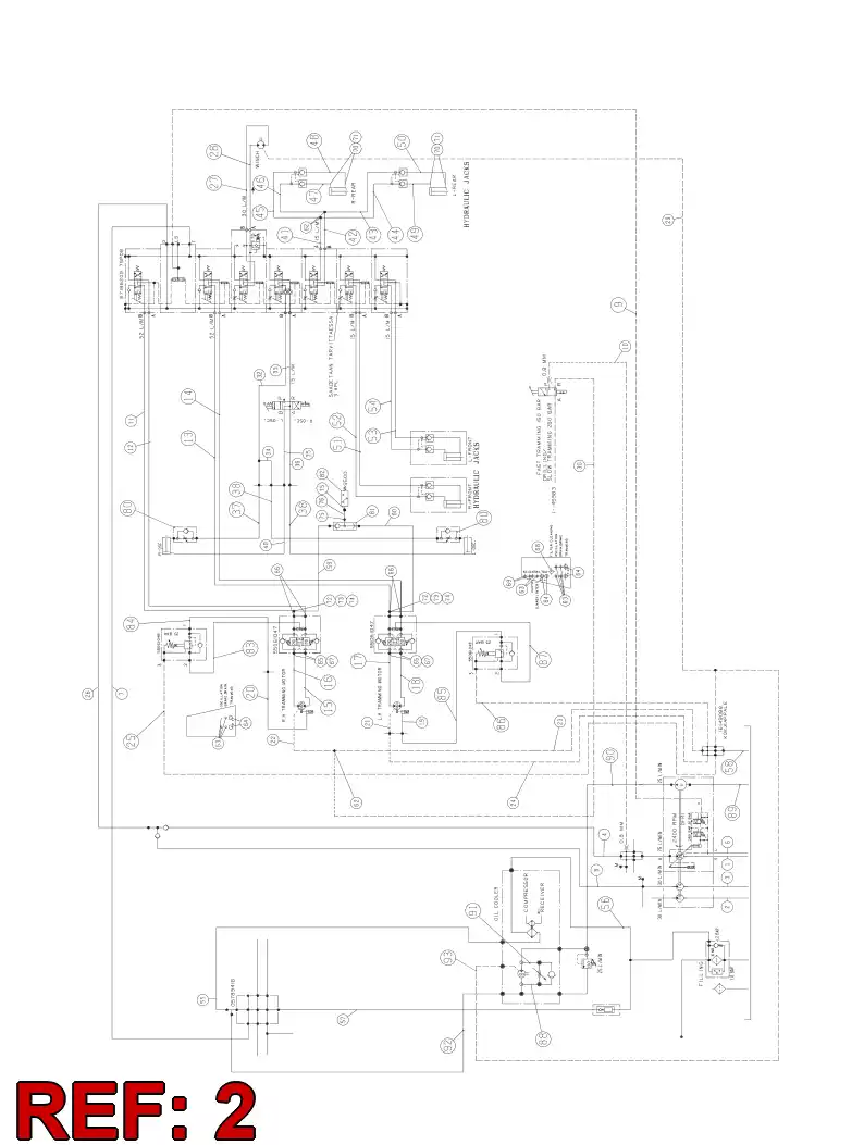 59204244 592 042 44 HYDRAULIC HOSE ASSEMBLY - Sandvik Technical Drawing