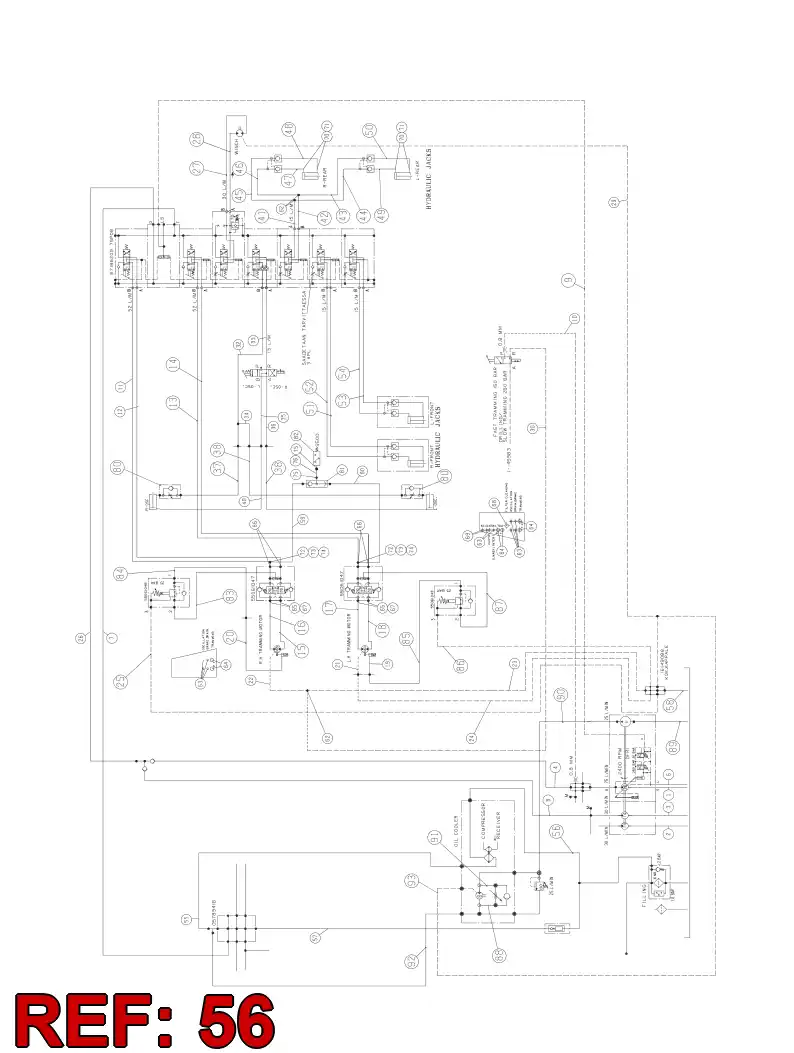 59204262 592 042 62 HYDRAULIC HOSE ASSEMBLY - Sandvik Technical Drawing