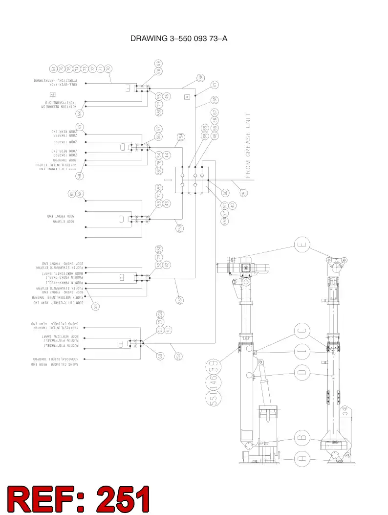 59204656 592 046 56 HOSE ASSEMBLY - Sandvik Technical Drawing