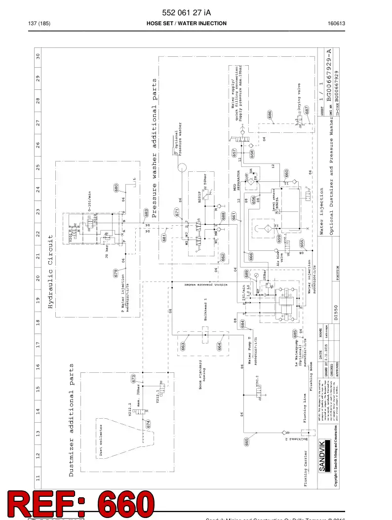 592 047 53 Hose Assembly, Hydraulic - drawing