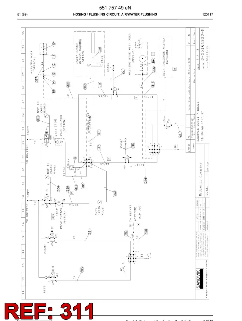 592 047 59 HOSE ASSY - drawing