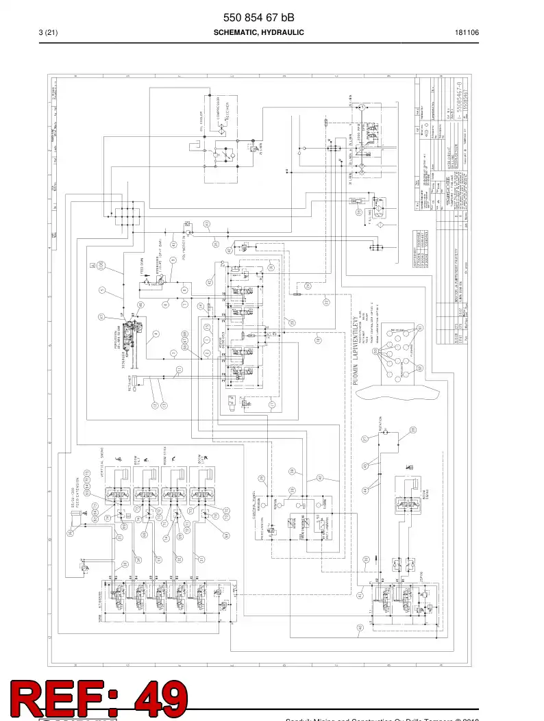 59205795 592 057 95 HOSE ASSY - Sandvik Technical Drawing