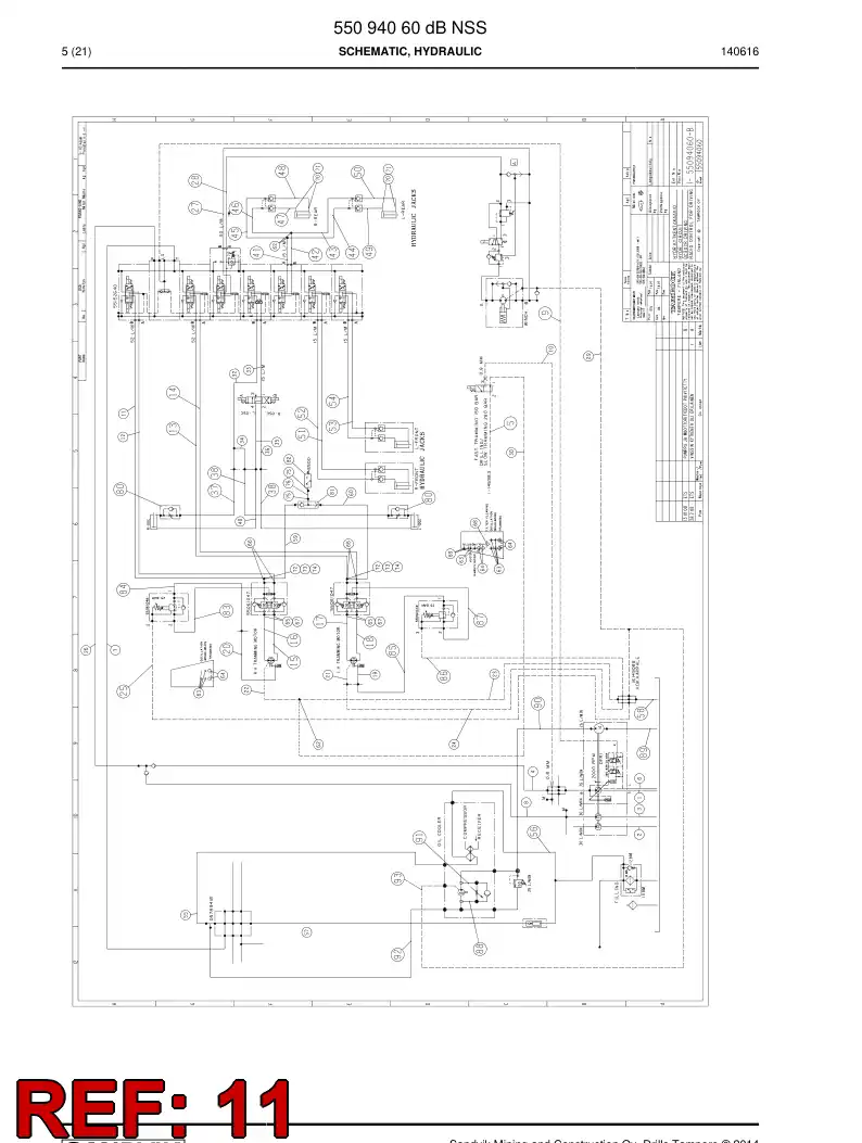 59205799 592 057 99 HOSE ASSY - Sandvik Technical Drawing