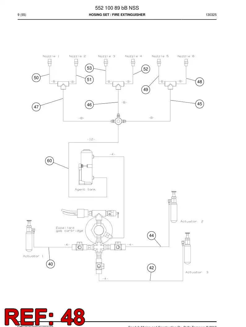592 071 51 Hose Assembly - drawing