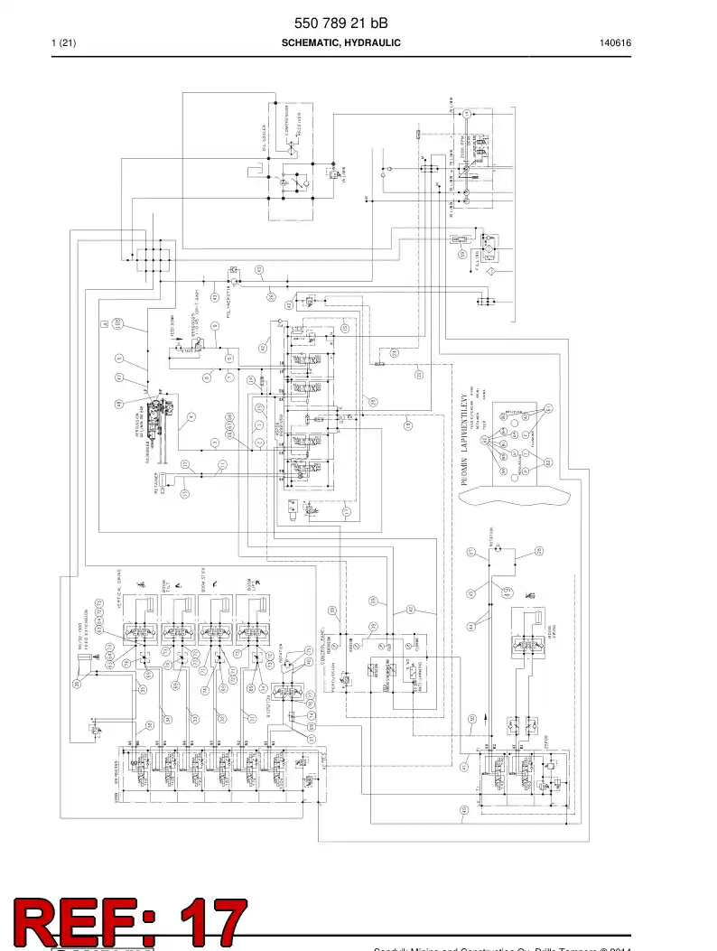 59207429 592 074 29 HYDR.HOSE ASSEMBLY - Sandvik Technical Drawing