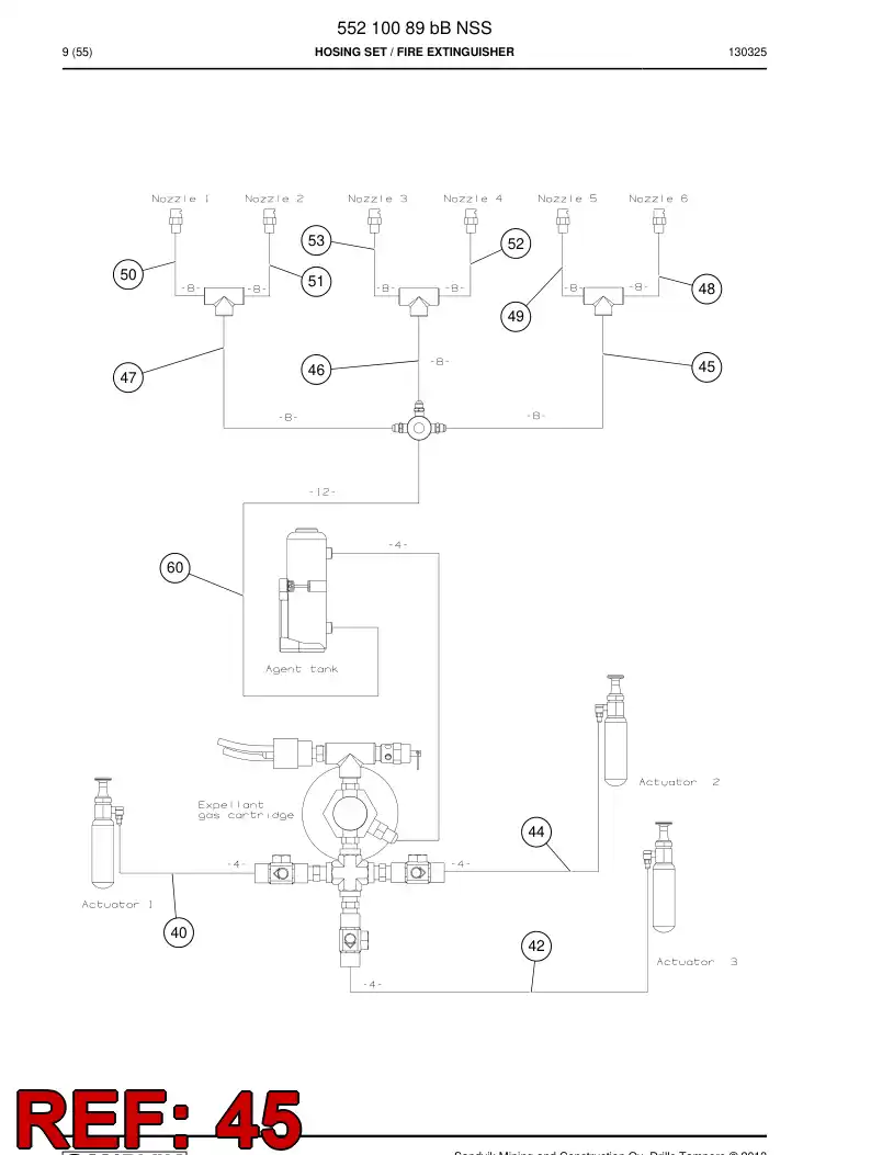592 080 49 Hose Assembly - drawing